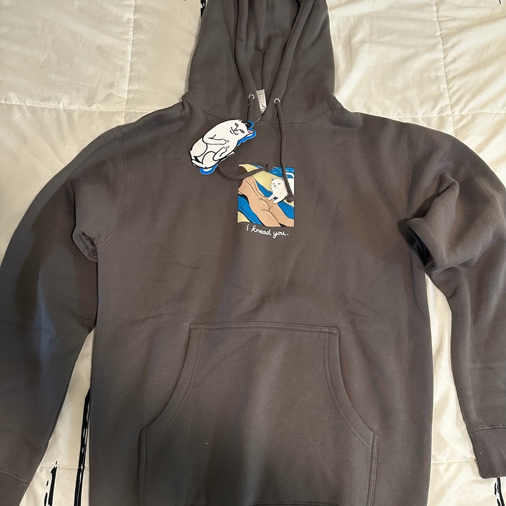 Ripndip Gray Hoodie with Graphic Design